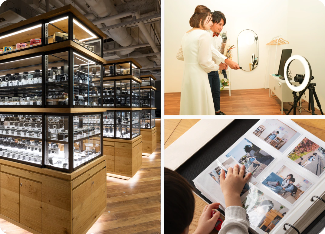 カメラのキタムラ店頭／スタジオ／フォトブック